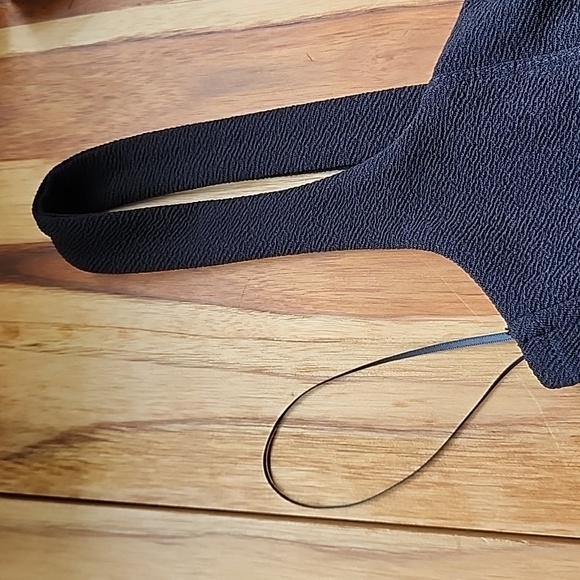 NWOT Mimosa black bustier corset crop top size L - Picture 5 of 9